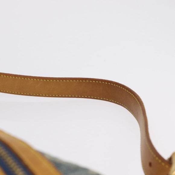 LOUIS VUITTON Monogram Denim Buggy PM Shoulder Bag Blue M95049 LV Auth BA16311V