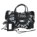 LOUIS VUITTON Classic City Graffiti Hand Bag Leather 431621 LV Auth BA16314SAM-1