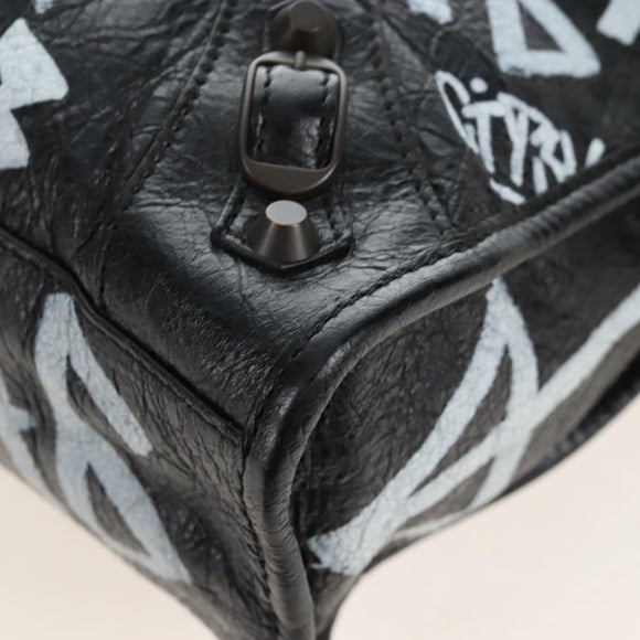 LOUIS VUITTON Classic City Graffiti Hand Bag Leather 431621 LV Auth BA16314SAM