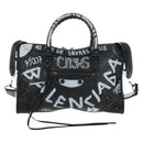 LOUIS VUITTON Classic City Graffiti Hand Bag Leather 431621 LV Auth BA16314SAM-2