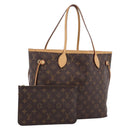 LOUIS VUITTON Monogram Neverfull MM Tote Bag M40156 LV Auth BA16317V-1