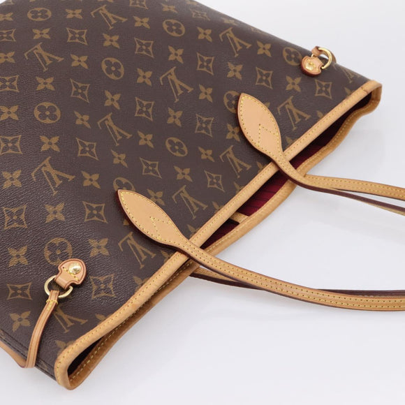 LOUIS VUITTON Monogram Neverfull MM Tote Bag M40156 LV Auth BA16317V