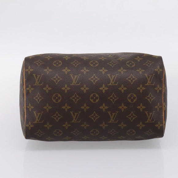 LOUIS VUITTON Monogram Speedy 30 Hand Bag M41526 LV Auth BA16318A