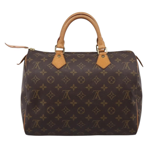 LOUIS VUITTON Monogram Speedy 30 Hand Bag M41526 LV Auth BA16318A