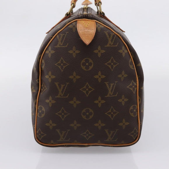LOUIS VUITTON Monogram Speedy 30 Hand Bag M41526 LV Auth BA16318A