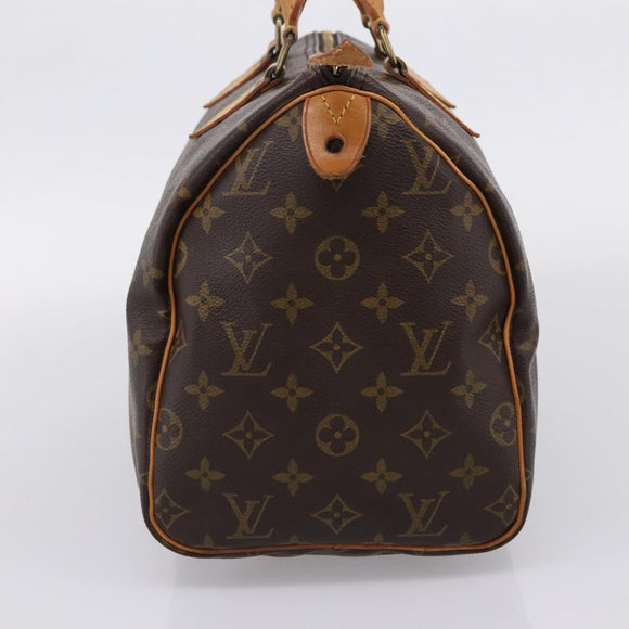 LOUIS VUITTON Monogram Speedy 30 Hand Bag M41526 LV Auth BA16318A