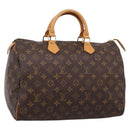 LOUIS VUITTON Monogram Speedy 35 Hand Bag M41524 LV Auth BA16319V-1