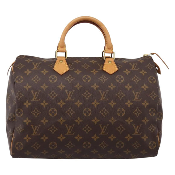 LOUIS VUITTON Monogram Speedy 35 Hand Bag M41524 LV Auth BA16319V