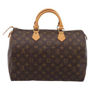 LOUIS VUITTON Monogram Speedy 35 Hand Bag M41524 LV Auth BA16319V-2