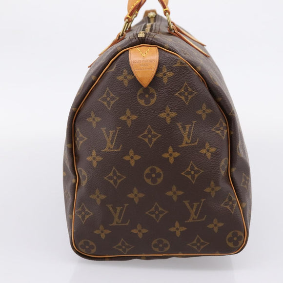 LOUIS VUITTON Monogram Speedy 35 Hand Bag M41524 LV Auth BA16319V