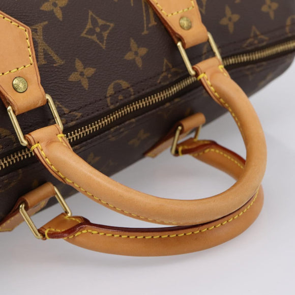 LOUIS VUITTON Monogram Speedy 35 Hand Bag M41524 LV Auth BA16319V