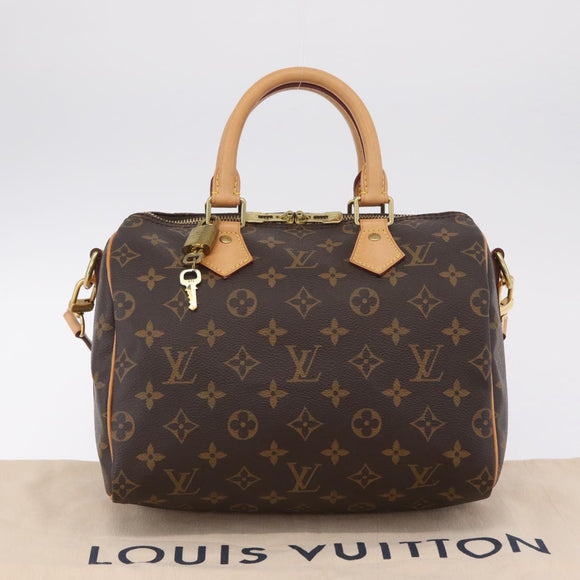 LOUIS VUITTON Monogram Speedy Bandouliere 25 Hand Bag M45948 LV Auth BA16320SAV