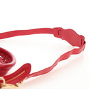 Balenciaga The Giant Town Hand Bag Leather 2way Red Gold Tone Auth BA16321M-11