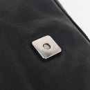 FENDI Mamma Baguette Shoulder Bag Leather Black Silver Auth BA16322V-19