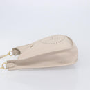 HERMES Evelyn 1GM Shoulder Bag Leather Ivory Gold Tone Auth BA16323SAM-5