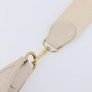 HERMES Evelyn 1GM Shoulder Bag Leather Ivory Gold Tone Auth BA16323SAM-9