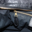 Balenciaga Giant City Hand Bag Leather 2way Black Gold 281770 Auth BA16329SAM-21