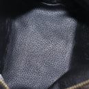 CELINE Macadam Hand Bag PVC Black Gold Tone Auth BA16333A-18
