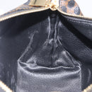 CELINE Macadam Hand Bag PVC Black Gold Tone Auth BA16333A-19