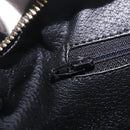 CELINE Macadam Hand Bag PVC Black Gold Tone Auth BA16333A-21