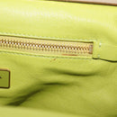 PRADA Chain Shoulder Bag Raffia Beige Gold Tone Auth BA16338V-17