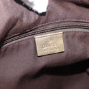 GUCCI GG Canvas Shoulder Bag Beige Gold Tone 145857 Auth BA16341A-16