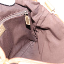GUCCI GG Canvas Shoulder Bag Beige Gold Tone 145857 Auth BA16341A-18
