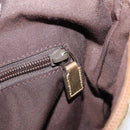 GUCCI GG Canvas Shoulder Bag Beige Gold Tone 145857 Auth BA16341A-20