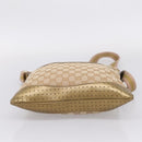 GUCCI GG Canvas Shoulder Bag Beige Gold Tone 145857 Auth BA16341A-9
