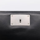 PRADA Chain Shoulder Bag Harako leather 2way Yellow Silver Auth BA16344V-18