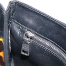 PRADA Chain Shoulder Bag Harako leather 2way Yellow Silver Auth BA16344V-23