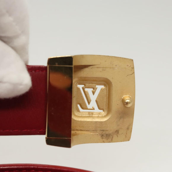 LOUIS VUITTON Multicolor Ceinture Care Belt 37.8"" White M9682 Auth BA1635