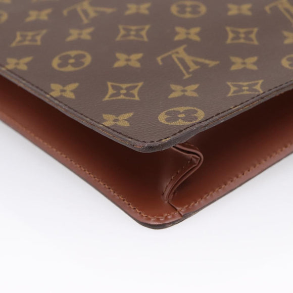 LOUIS VUITTON Monogram Porte Documents Bandouliere Bag M53338 LV Auth BA16352