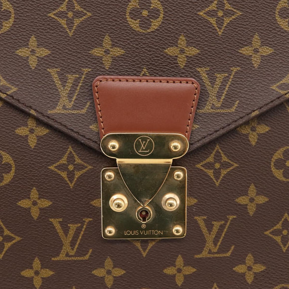 LOUIS VUITTON Monogram Porte Documents Bandouliere Bag M53338 LV Auth BA16352