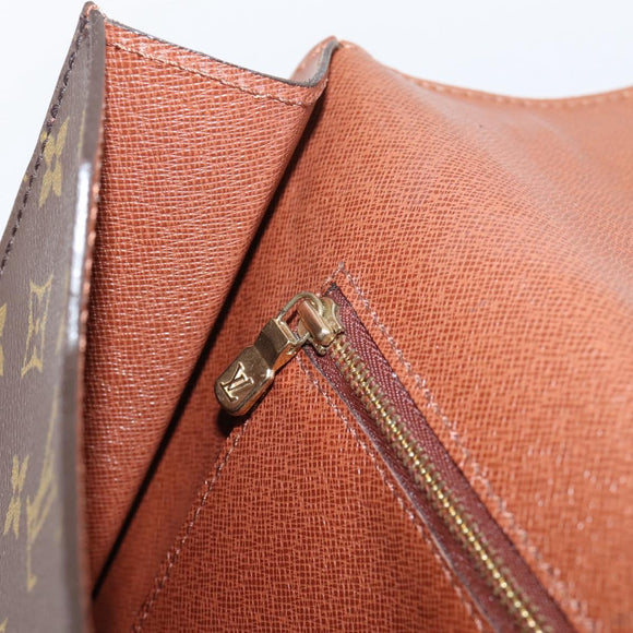 LOUIS VUITTON Monogram Porte Documents Bandouliere Bag M53338 LV Auth BA16352