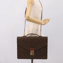 LOUIS VUITTON Monogram Porte Documents Bandouliere Bag M53338 LV Auth BA16352-25