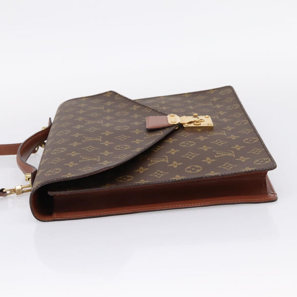 LOUIS VUITTON Monogram Porte Documents Bandouliere Bag M53338 LV Auth BA16352