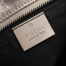 GUCCI GG Implementation Hand Bag PVC Silver 211138 Auth BA16353-19