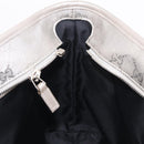 GUCCI GG Implementation Hand Bag PVC Silver 211138 Auth BA16353-21