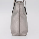 GUCCI GG Implementation Hand Bag PVC Silver 211138 Auth BA16353-5