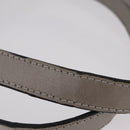 GUCCI GG Implementation Hand Bag PVC Silver 211138 Auth BA16353-8