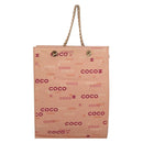 CHANEL Chain Tote Bag Canvas Pink Gold CC Auth BA16356-13