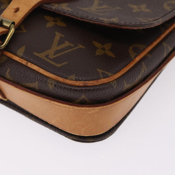 LOUIS VUITTON Monogram Cartouchiere PM Shoulder Bag M51254 LV Auth BA16358