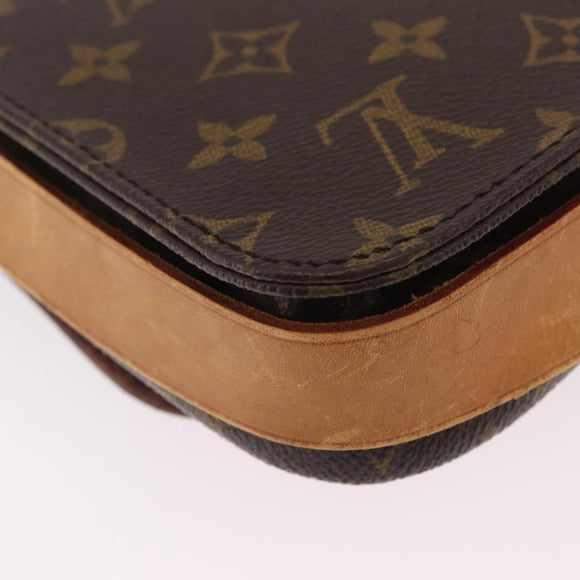 LOUIS VUITTON Monogram Cartouchiere PM Shoulder Bag M51254 LV Auth BA16358