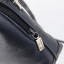 GUCCI Shoulder Bag Leather Navy Silver 007 37 4916 Auth BA16359-15