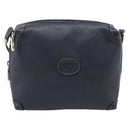 GUCCI Shoulder Bag Leather Navy Silver 007 37 4916 Auth BA16359-2