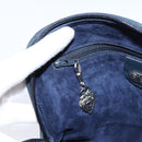 GUCCI Shoulder Bag Leather Navy Silver 007 37 4916 Auth BA16359-20