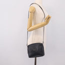 GUCCI Shoulder Bag Leather Navy Silver 007 37 4916 Auth BA16359-23