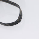 GUCCI Shoulder Bag Leather Navy Silver 007 37 4916 Auth BA16359-8