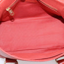 Chloe Tote Bag Leather Red Gold Auth BA16360-16